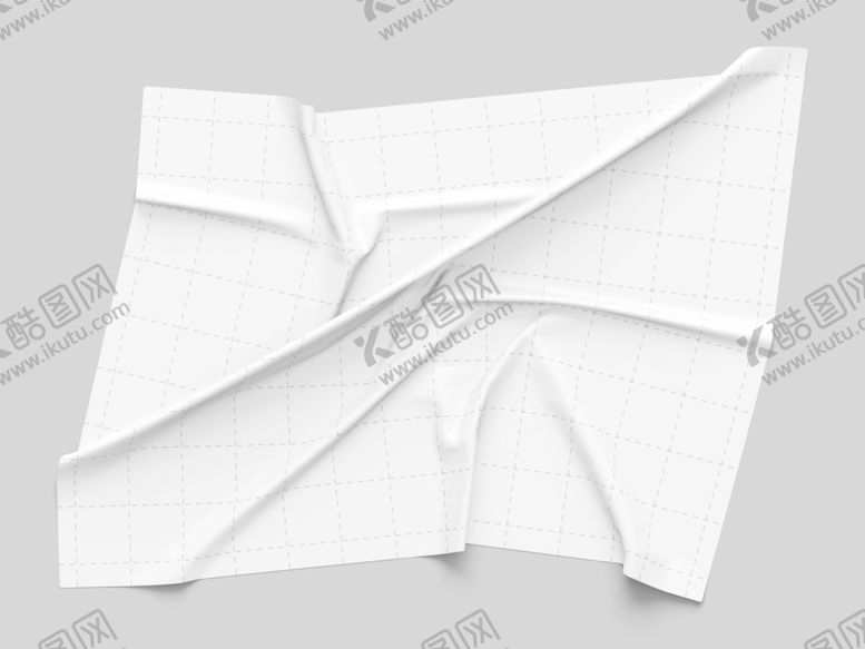 编号：71082907071901048653【酷图网】源文件下载-皱折纸张效果图