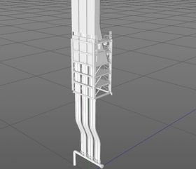 C4D模型工厂设备