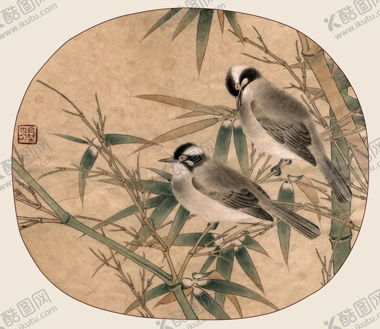 编号：85164404280628437906【酷图网】源文件下载-中式古典花鸟工笔画