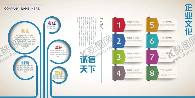编号：47591209210428047612【酷图网】源文件下载-企业文化墙