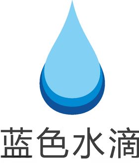 蓝色水滴