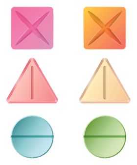 矢量药片