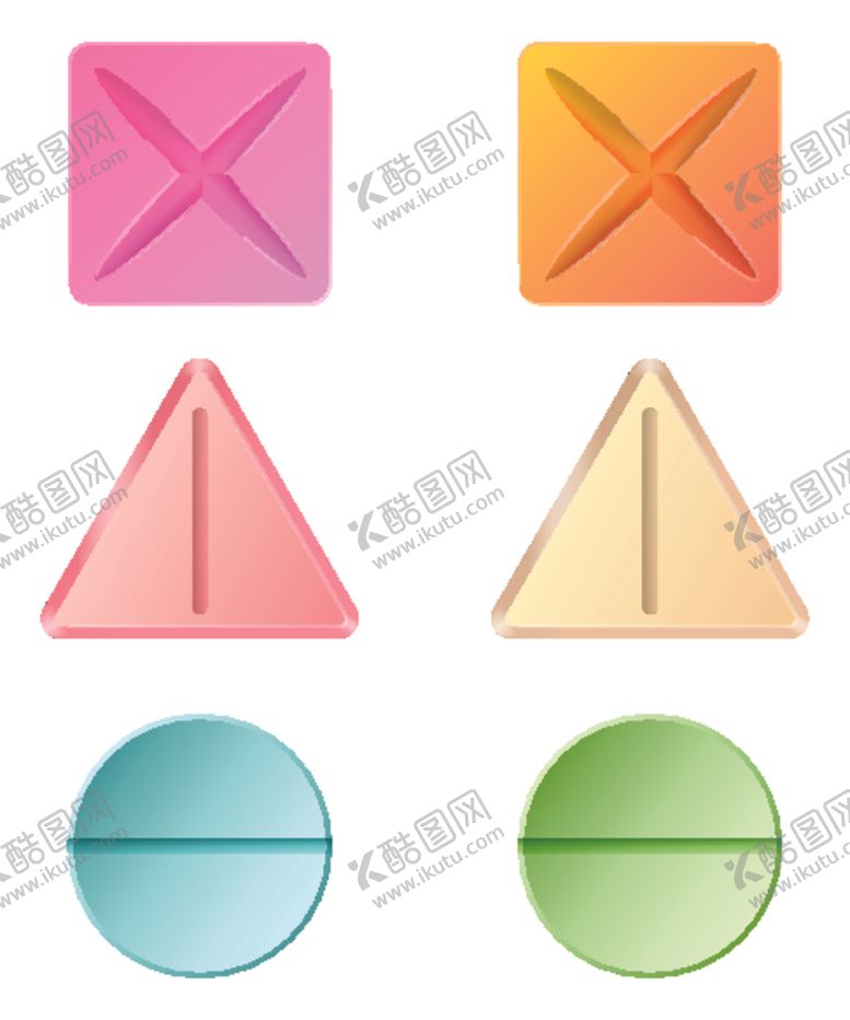 编号：47681610270258111807【酷图网】源文件下载-矢量药片
