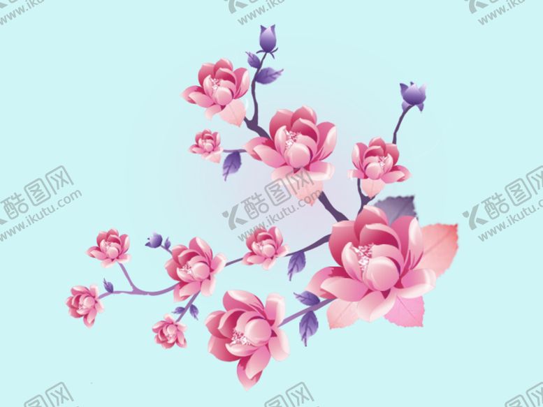 编号：42173009241254553246【酷图网】源文件下载-花卉底纹背景 
