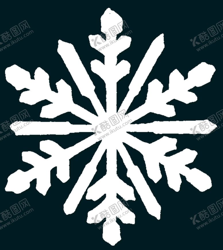 编号：95413209130001012140【酷图网】源文件下载-雪花
