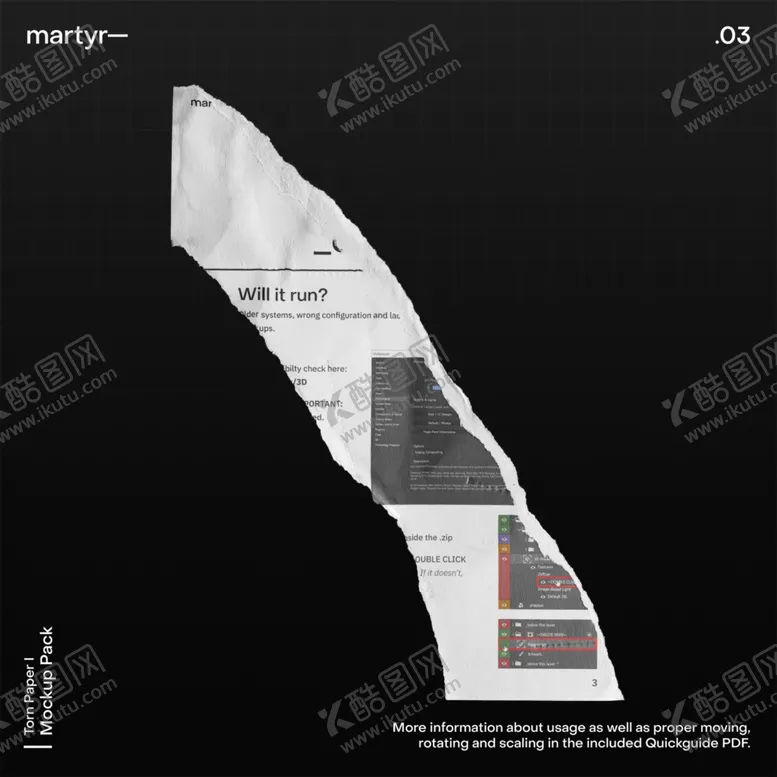 编号：55020302091235469288【酷图网】源文件下载-撕纸效果样机