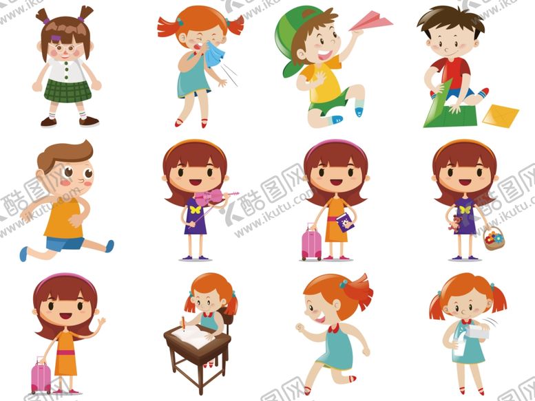 编号：84449109220912504892【酷图网】源文件下载-卡通儿童