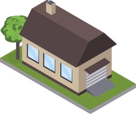 房子住宅建筑物屋平面图图片素材