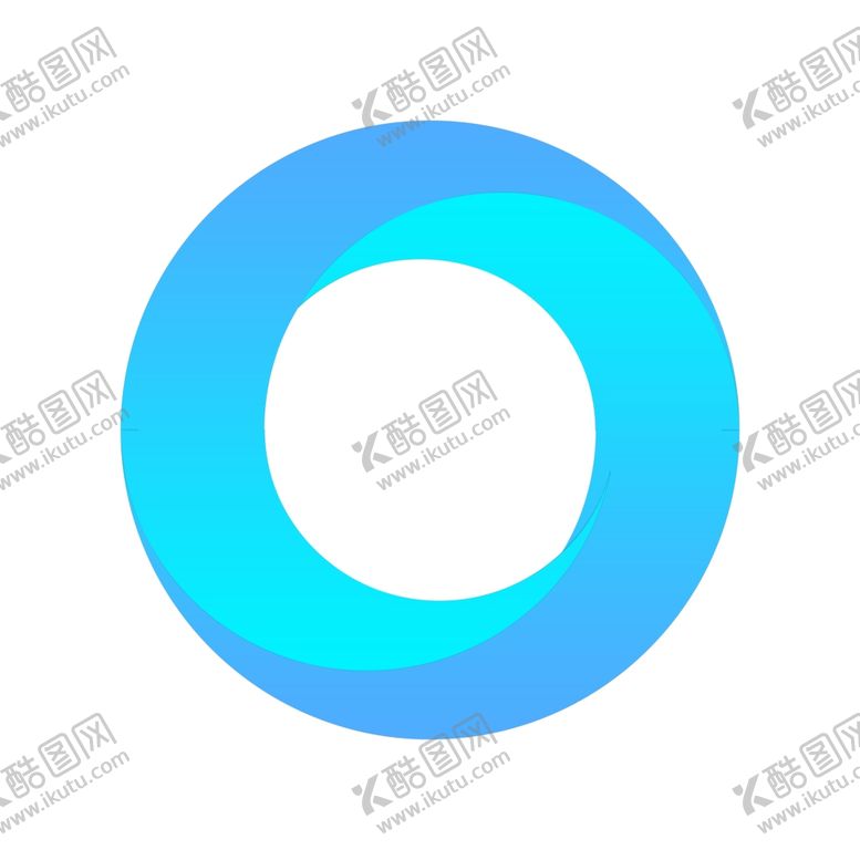 编号：87492701162027536318【酷图网】源文件下载-二分环logo