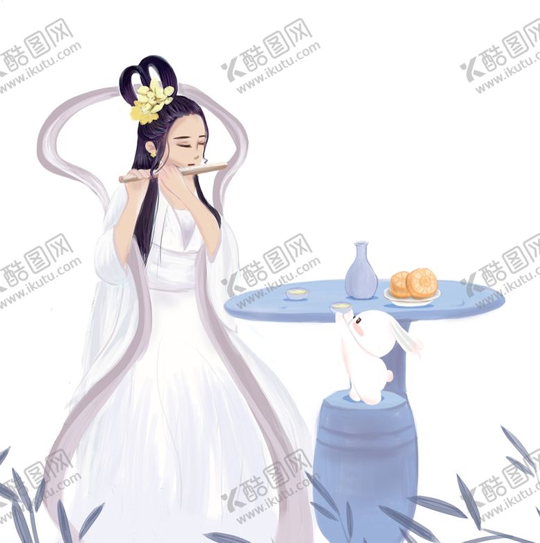 编号：27363907061419416507【酷图网】源文件下载-中秋月宫嫦娥