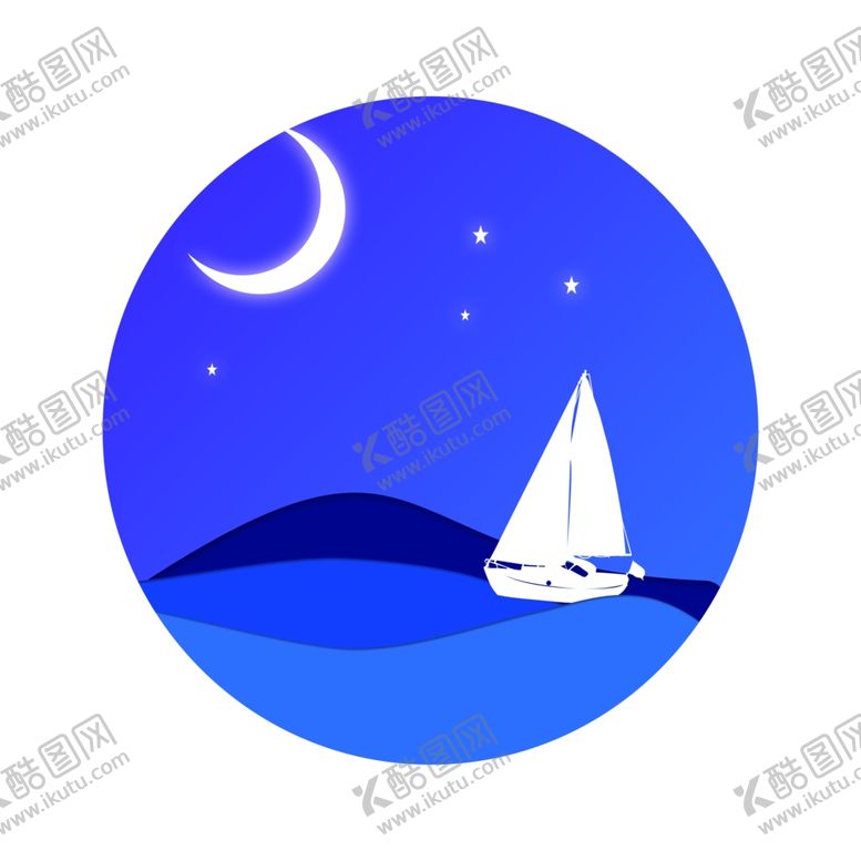 编号：99234401261632103995【酷图网】源文件下载-帆船插画
