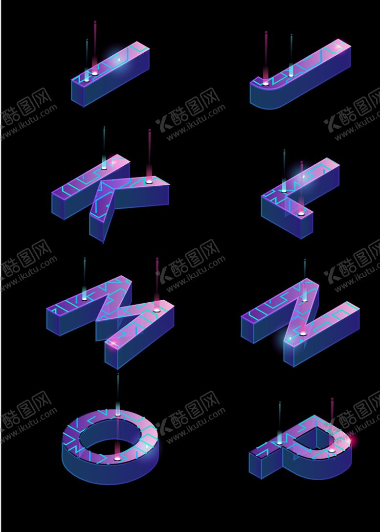 编号：85098707140055148758【酷图网】源文件下载-字母