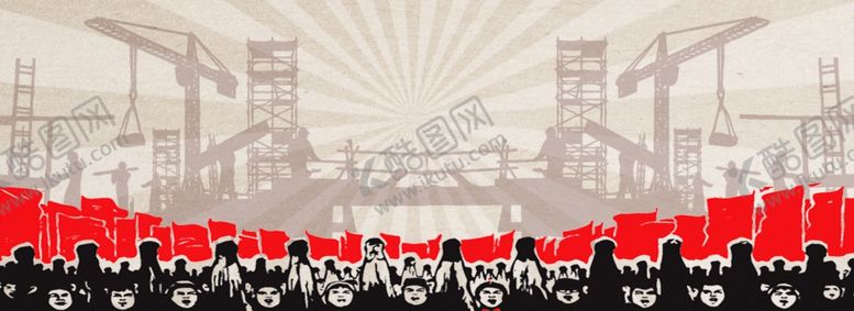 编号：53468810091551059774【酷图网】源文件下载-五一劳动节促销海报广告背景