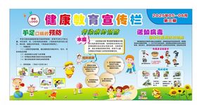 手足口传染病腹泻健康教育宣传栏