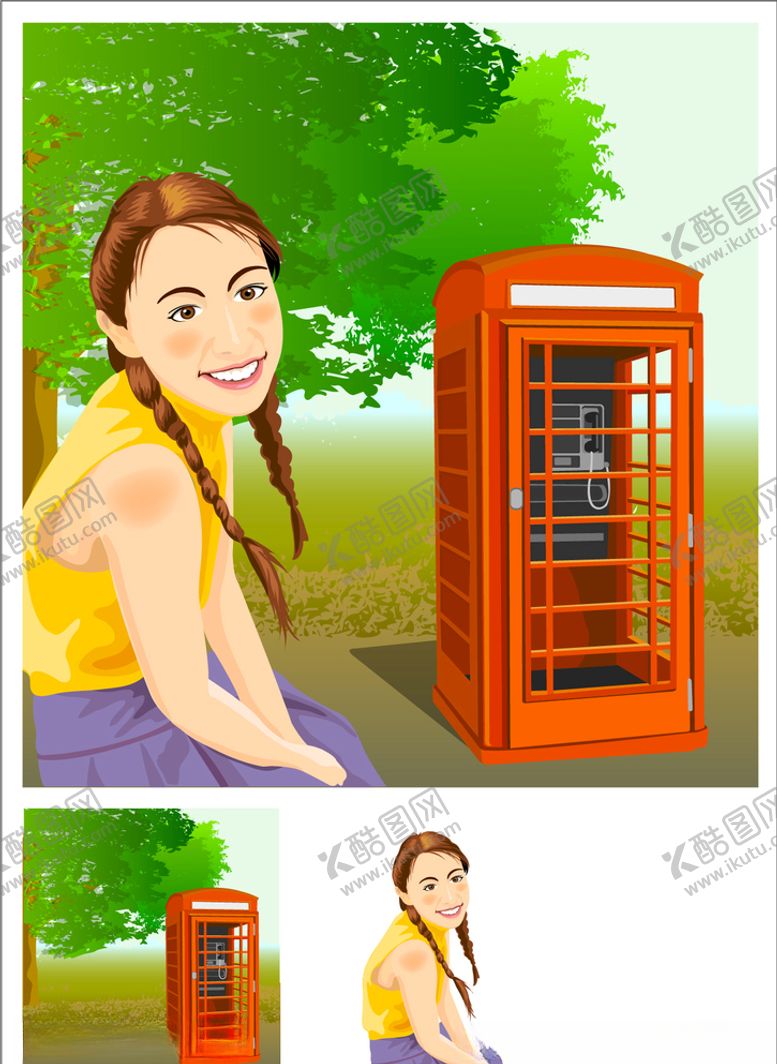 编号：60729810231522278526【酷图网】源文件下载-插画人物