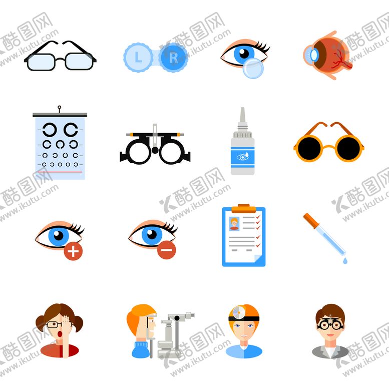 编号：67120309270634354379【酷图网】源文件下载-眼科图标