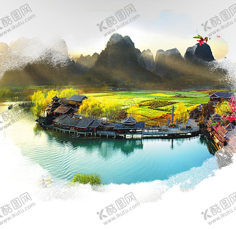 编号：46260405150513154027【酷图网】源文件下载-桂林山水