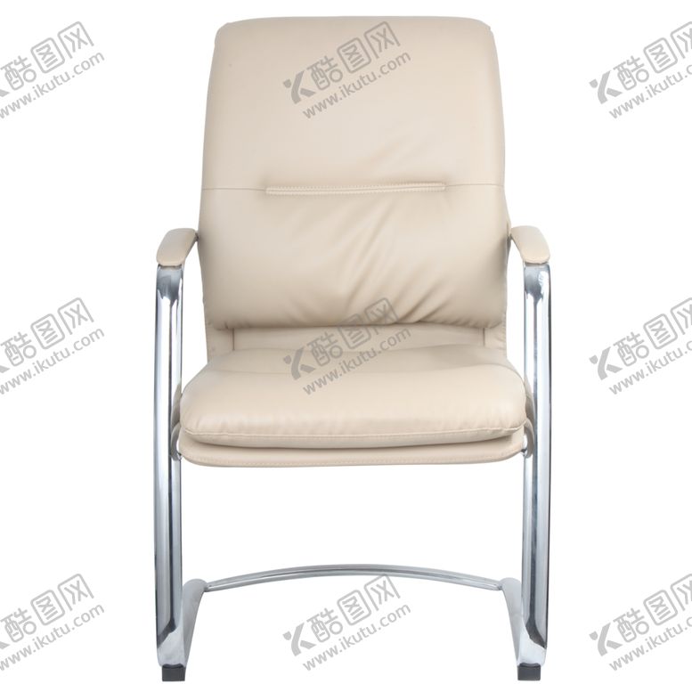 编号：45842709292036468722【酷图网】源文件下载-米黄色时尚办公椅正面