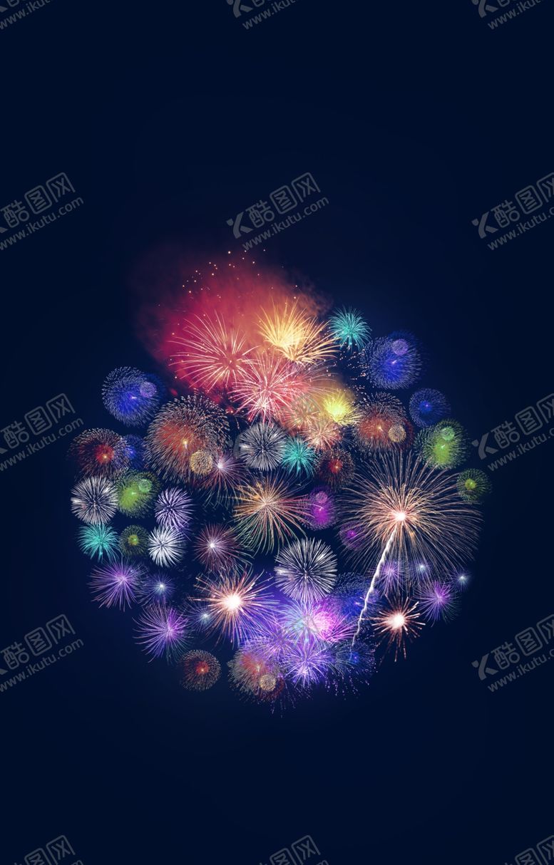 编号：39579209200137357824【酷图网】源文件下载-绚丽烟花城市夜景