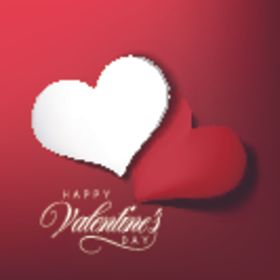 心形LOVE婚庆情人节矢量爱花朵礼海报宴