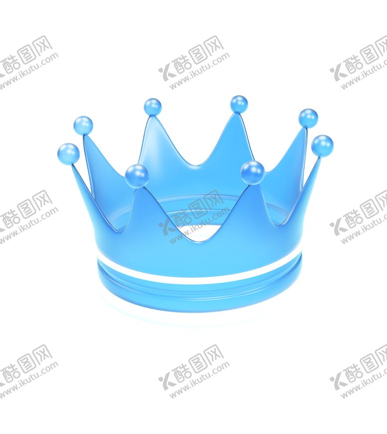 编号：38592709212000182910【酷图网】源文件下载-蓝色水晶皇冠尊贵王冠图标