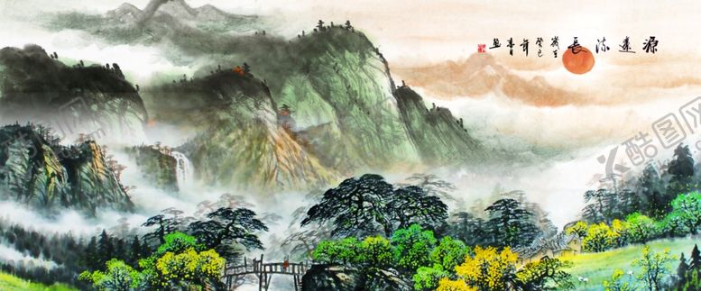 编号：60179604151831516796【酷图网】源文件下载-水墨山水