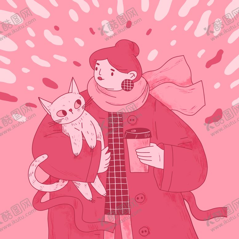 编号：44690801250724317511【酷图网】源文件下载-人物插画  