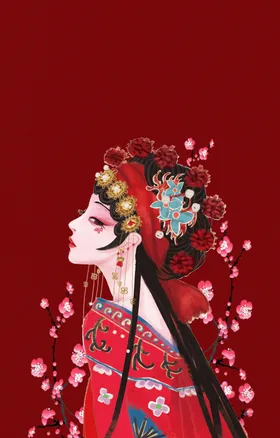 戏风美女