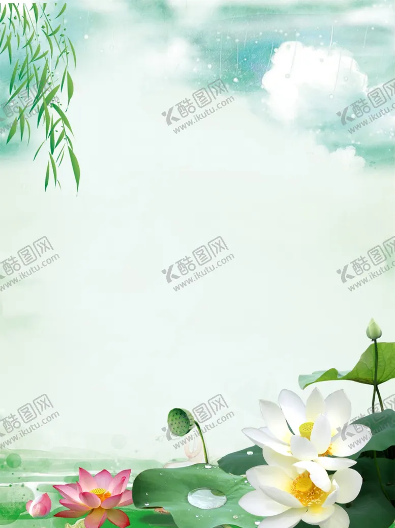 编号：24989312180937368933【酷图网】源文件下载-荷花背景