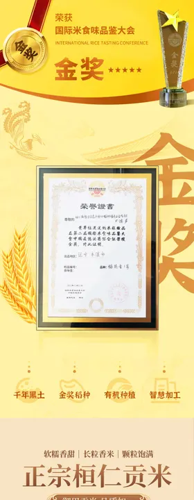 长粒香大米促销电商详情