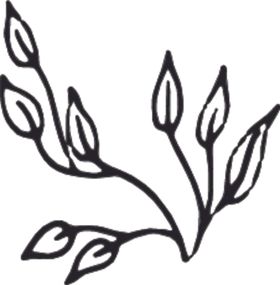 手绘花卉元素
