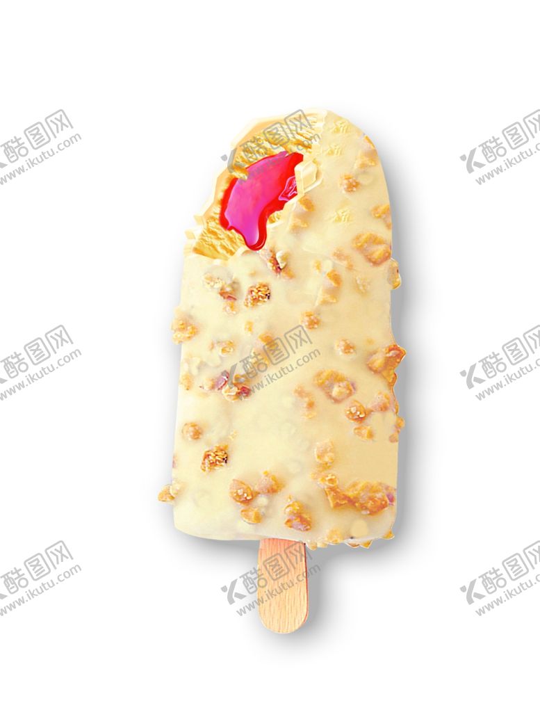 编号：18493805032017543633【酷图网】源文件下载-麦片脆皮雪糕冰棍冰淇淋分层高清