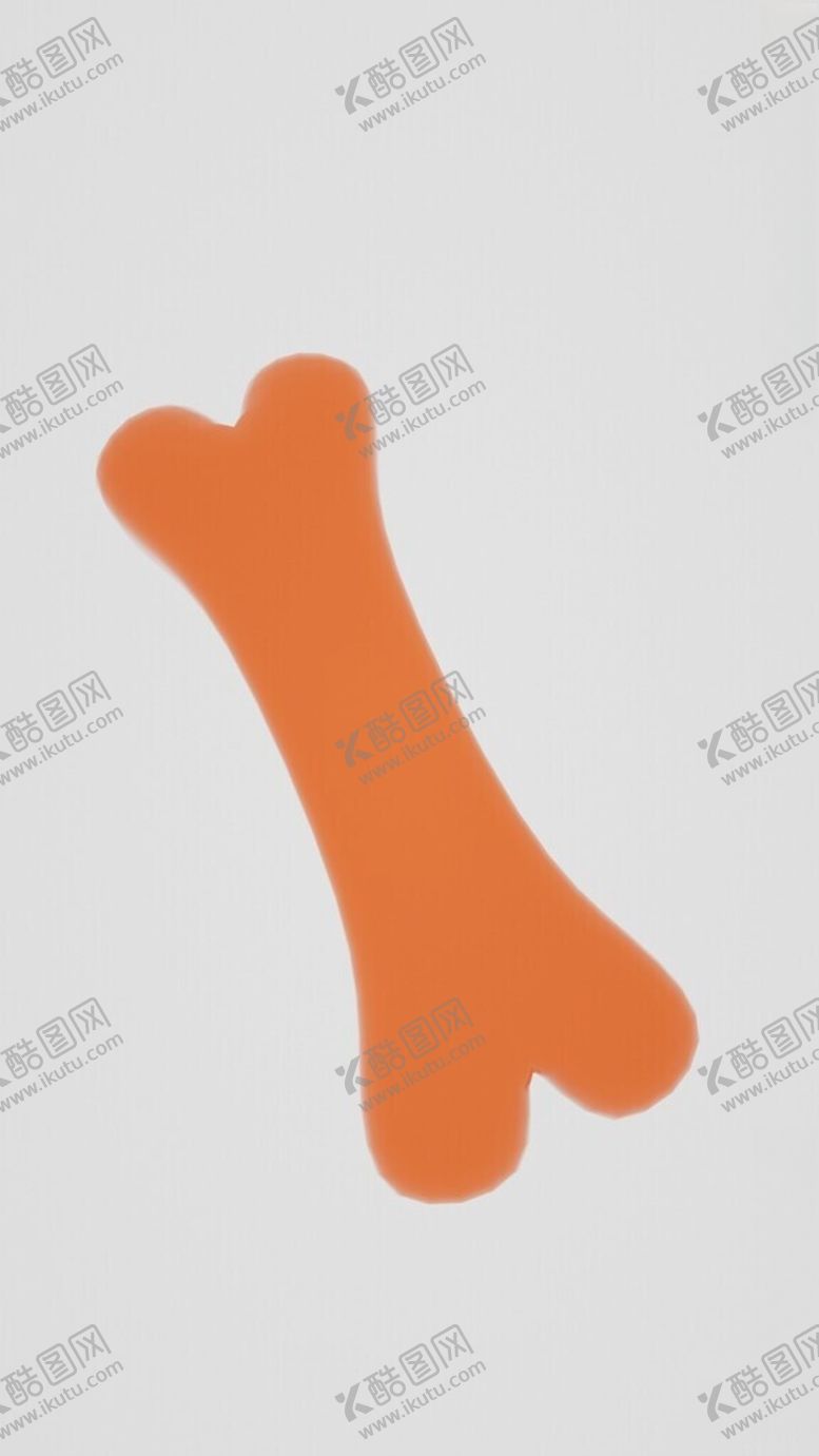 编号：58976901282147532391【酷图网】源文件下载-C4D红色骨头建模