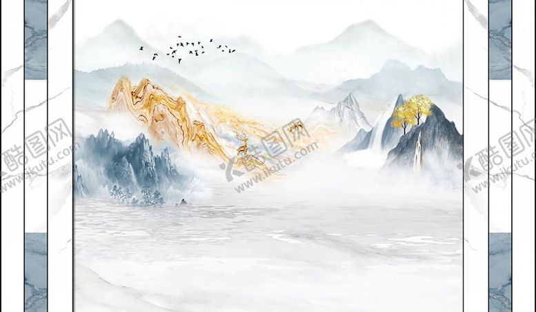 编号：98573609142217487601【酷图网】源文件下载-新中式背景