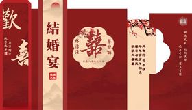 结婚宴欢喜婚庆背景