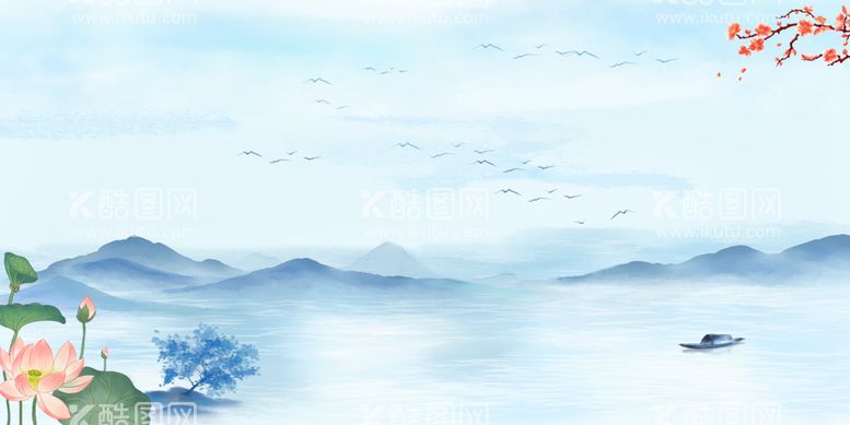 编号：28315410060212047091【酷图网】源文件下载-山水画