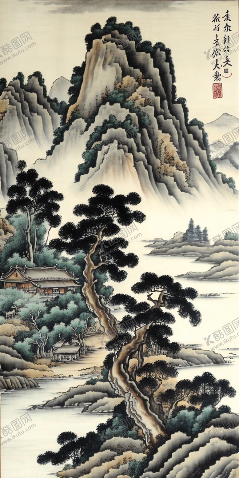 编号：17323212221615033049【酷图网】源文件下载-国画水墨画
