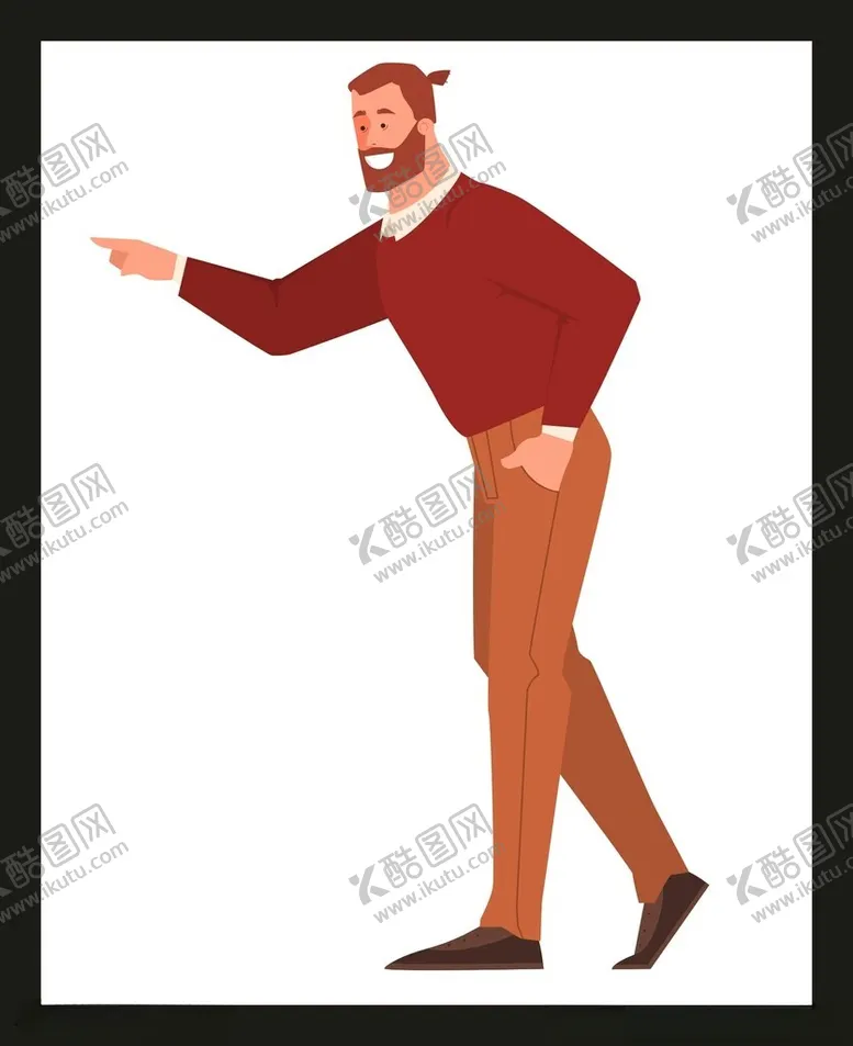 编号：39147001312330077947【酷图网】源文件下载-手绘男人男孩