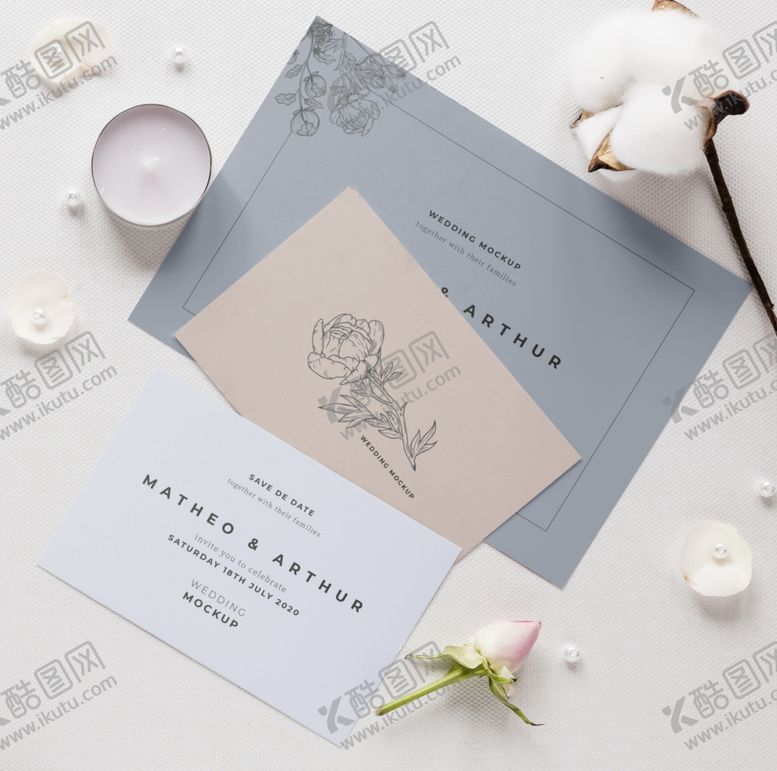 编号：74260604060756222389【酷图网】源文件下载-婚礼邀请卡设计