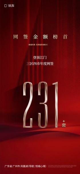 数字300红金底纹微