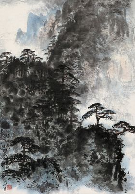 国画山水画