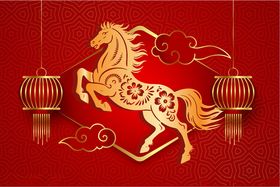 金马贺岁活动背景板