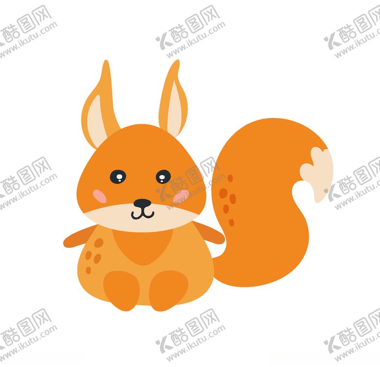 编号：80160410221213137983【酷图网】源文件下载-矢量卡通松鼠