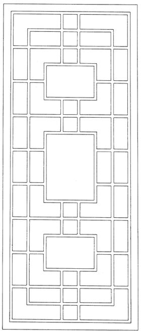 镂空花图案设计边古典边仿古