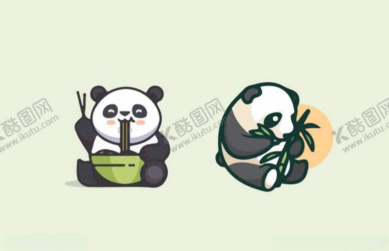 编号：55046607071403408664【酷图网】源文件下载-卡通熊猫