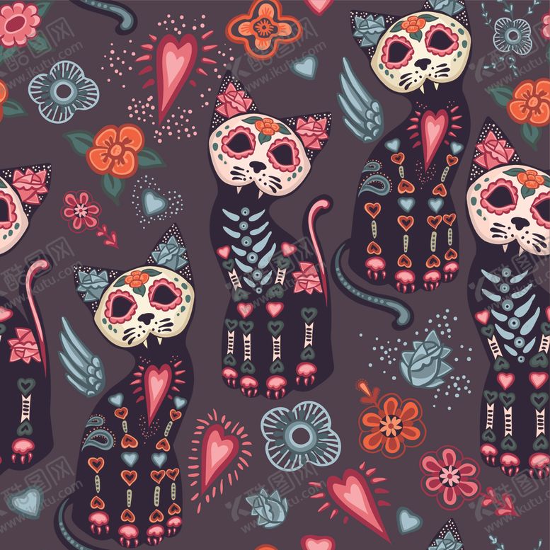 编号：41945409250302059567【酷图网】源文件下载-矢量猫