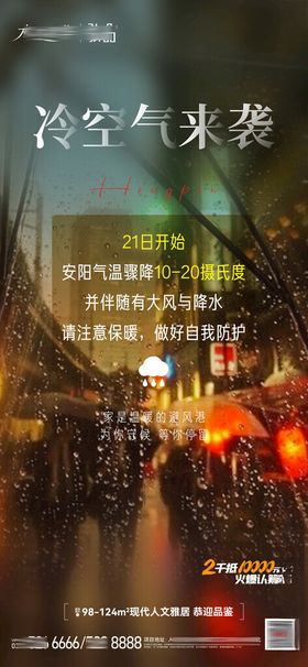 降温提醒