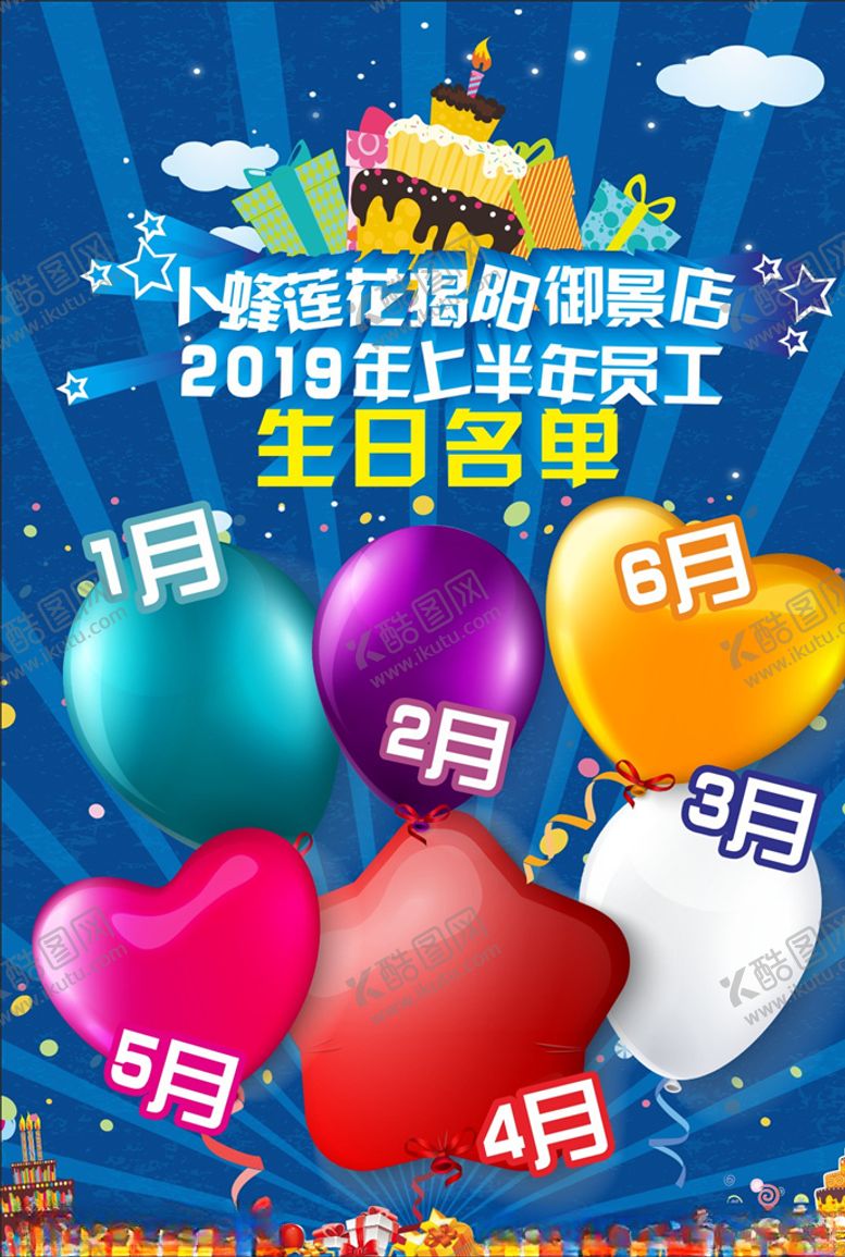 编号：44483804111554412162【酷图网】源文件下载-员工生日名单
