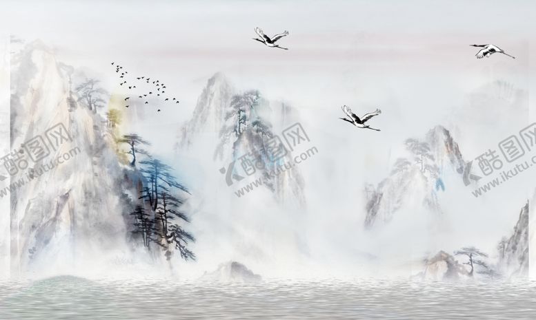 编号：17622509231828095754【酷图网】源文件下载-新中式山水
