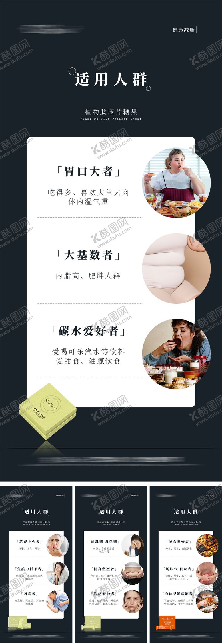 编号：27551908161240278757【酷图网】源文件下载-减肥瘦身产品的适用人群